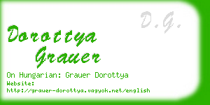 dorottya grauer business card